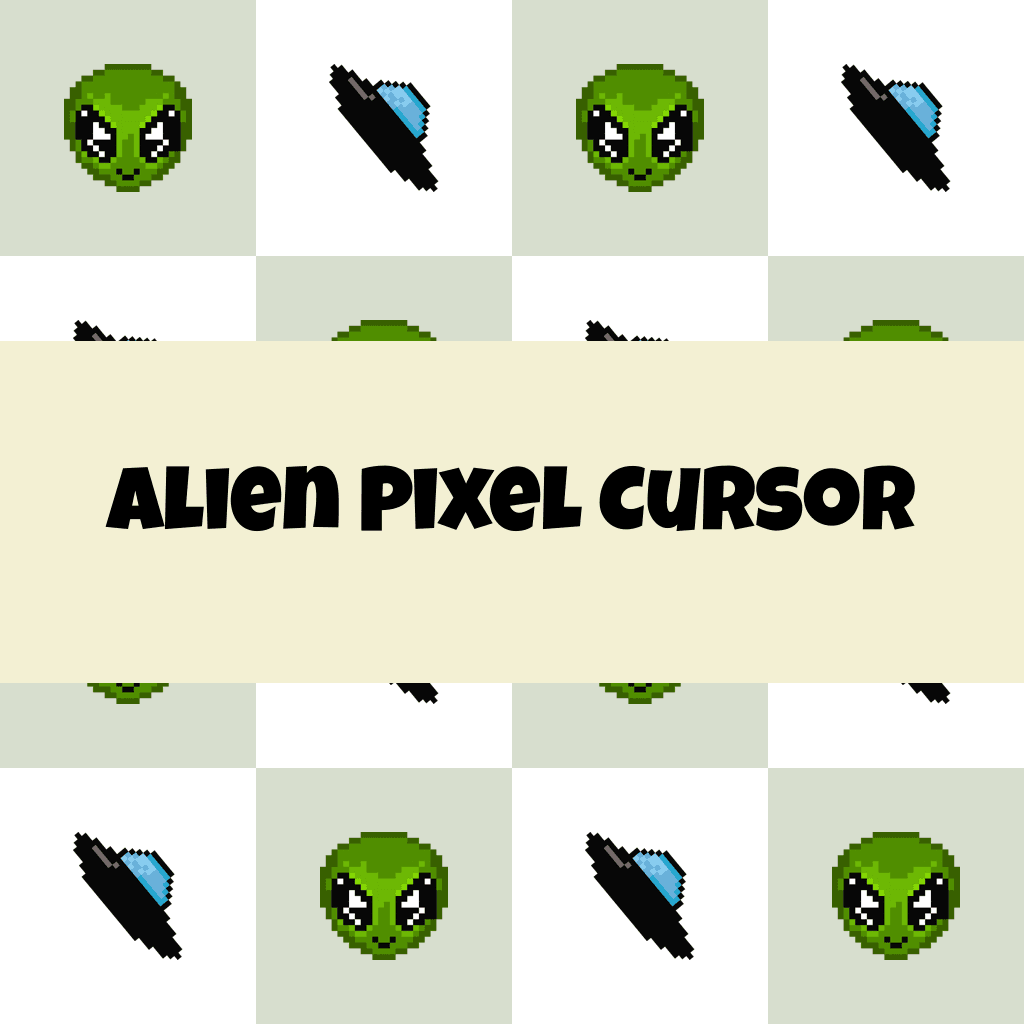 Preview Alien Pixel cursor custom cursor pack